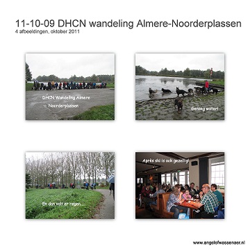 De DHCN wandeling locatie Almere-Noorderplassen is een groot succes, ondanks de regen hebben we weer een grote groep!